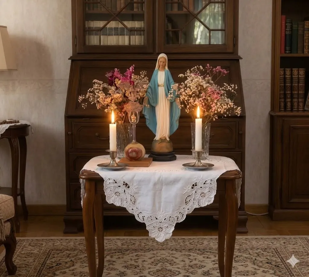 El altar legionario, la Vexilla o reunión de la Legión